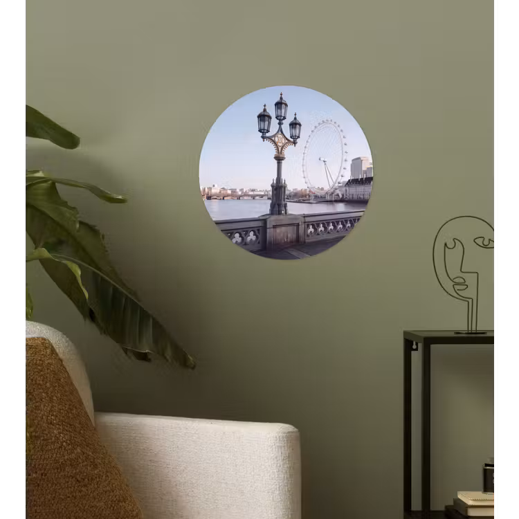 Behangcirkel - Reuzenrad - Londen - Stad - Architectuur - Brug — 3