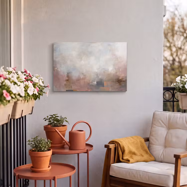 Buiten canvas - Abstract - Vloeiend - Kunst - Modern - Beige — 3