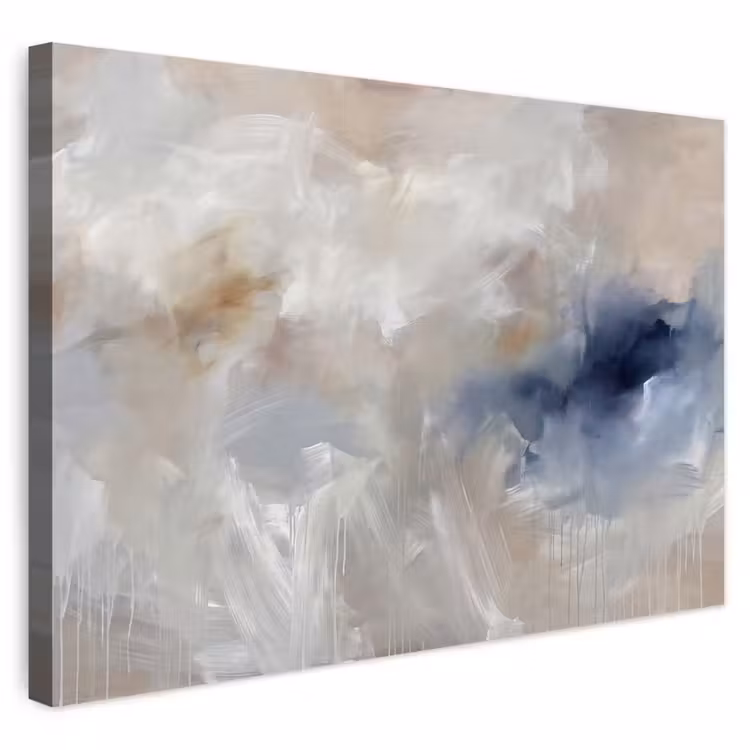 Buiten canvas - Abstract - Wolken - Sfeer - Modern - Beige — 1
