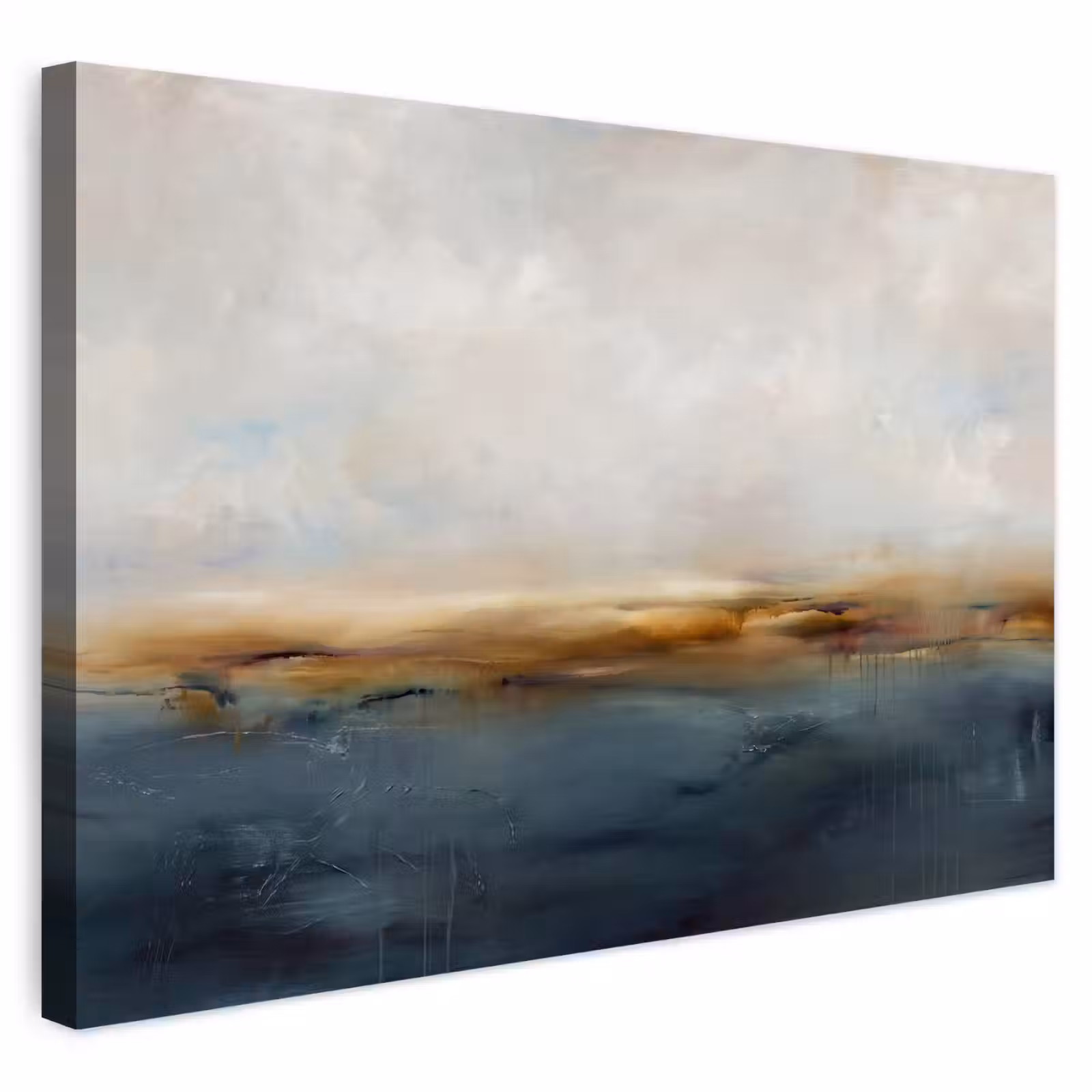 Buiten canvas - Abstract - Horizon - Water - Modern - Beige — 1
