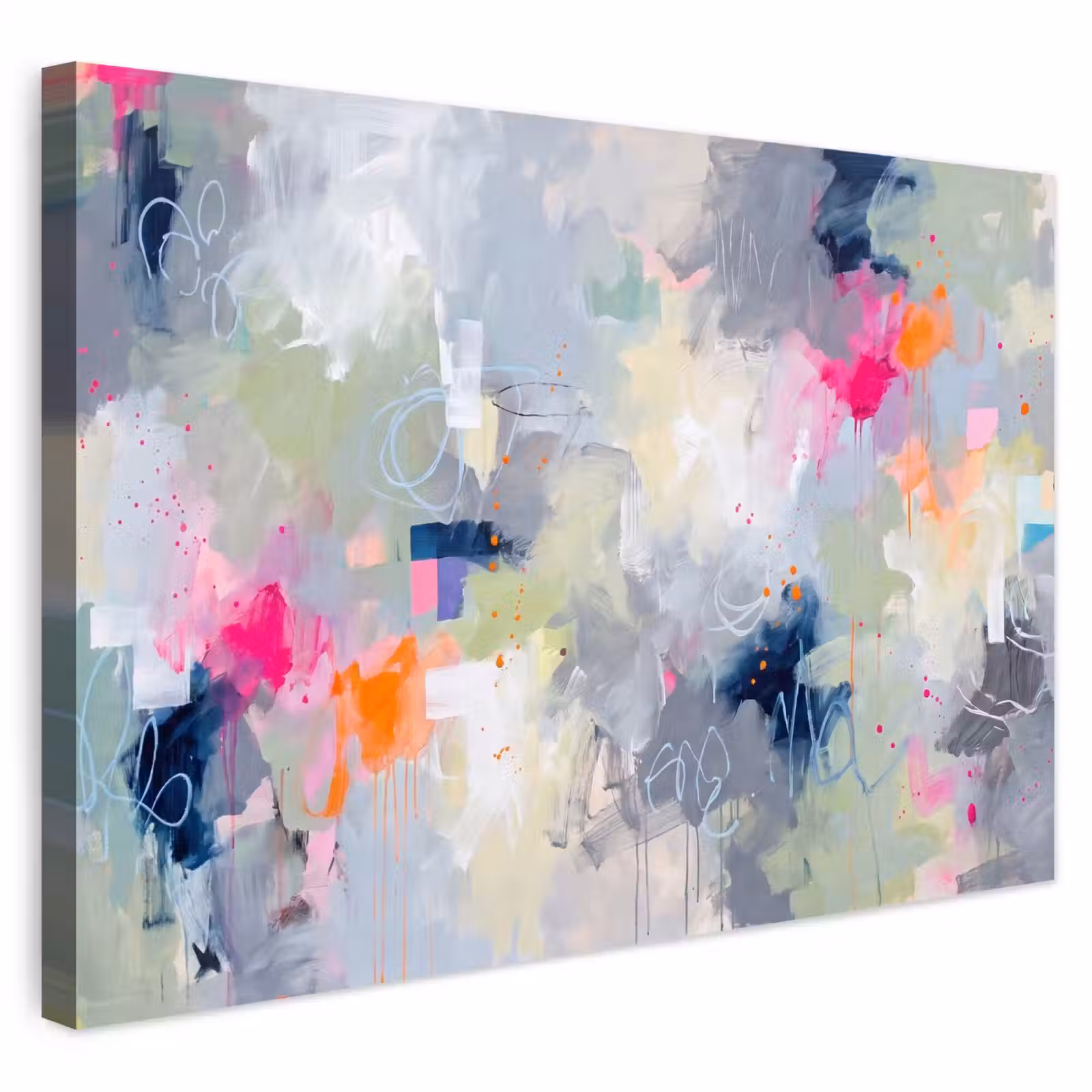 Buiten canvas - Abstract - Kleurrijk - Modern - Kunst — 1