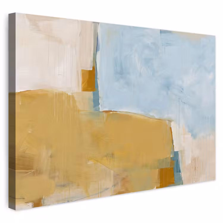 Buiten canvas - Abstract - Kleuren - Kunst - Modern - Blauw — 1