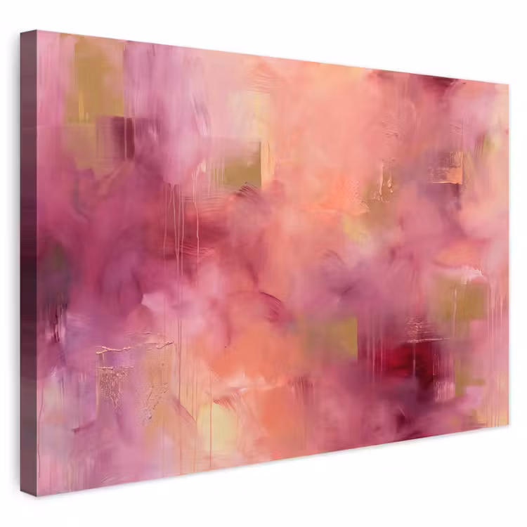 Buiten canvas - Abstract - Kleuren - Modern - Roze - Paars — 1