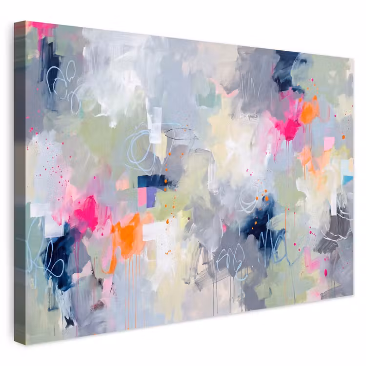 Buiten canvas - Abstract - Kleurrijk - Modern - Kunst — 1