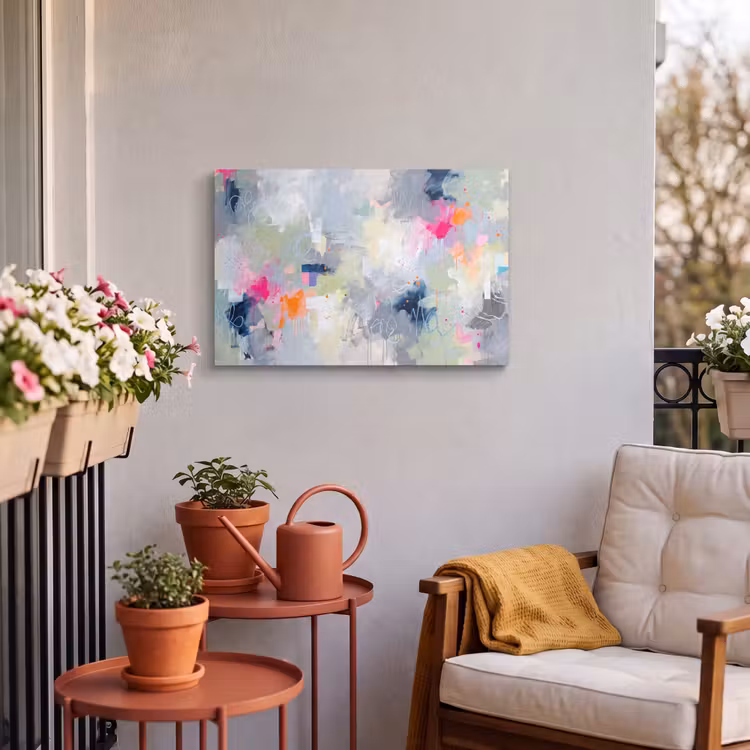 Buiten canvas - Abstract - Kleurrijk - Modern - Kunst — 3