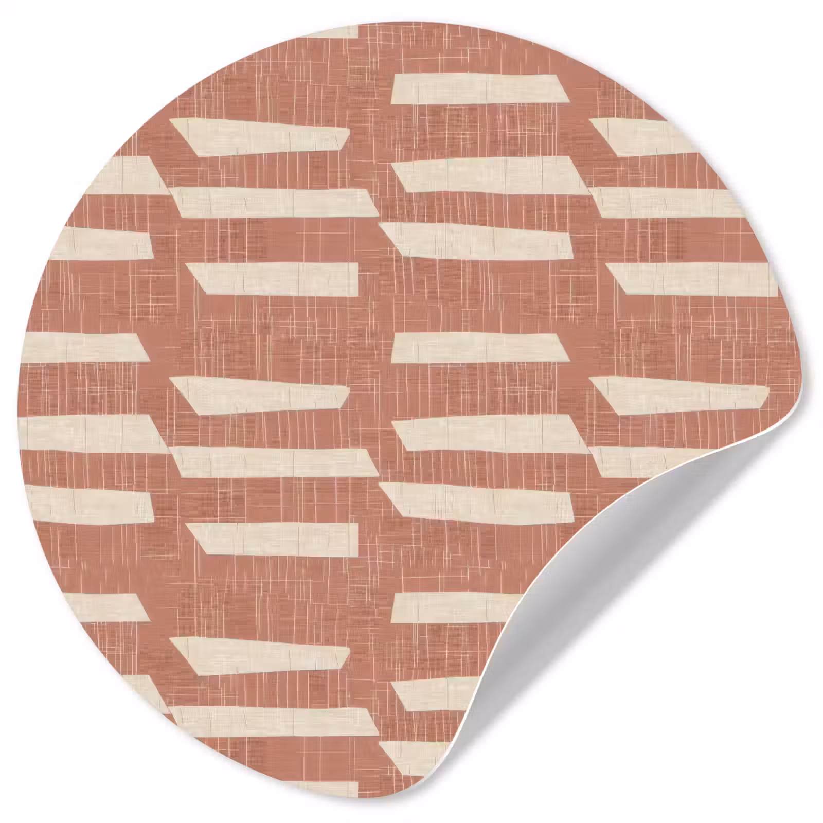 Behangcirkel - Terracotta - Abstract - Textuur - Patroon — 1