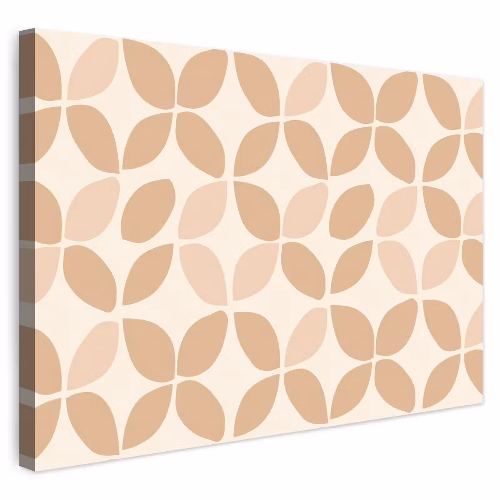 Buiten canvas - Beige - Bladeren - Minimalistisch - Patroon — 1