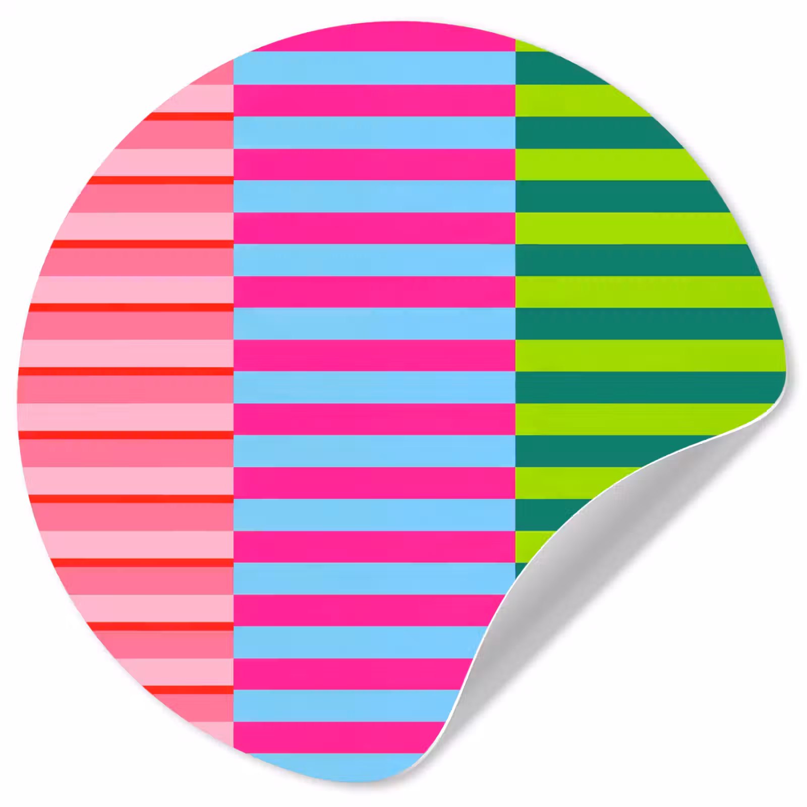 Behangcirkel - Patroon - Strepen - Modern - Abstract - Kleurrijk — 1