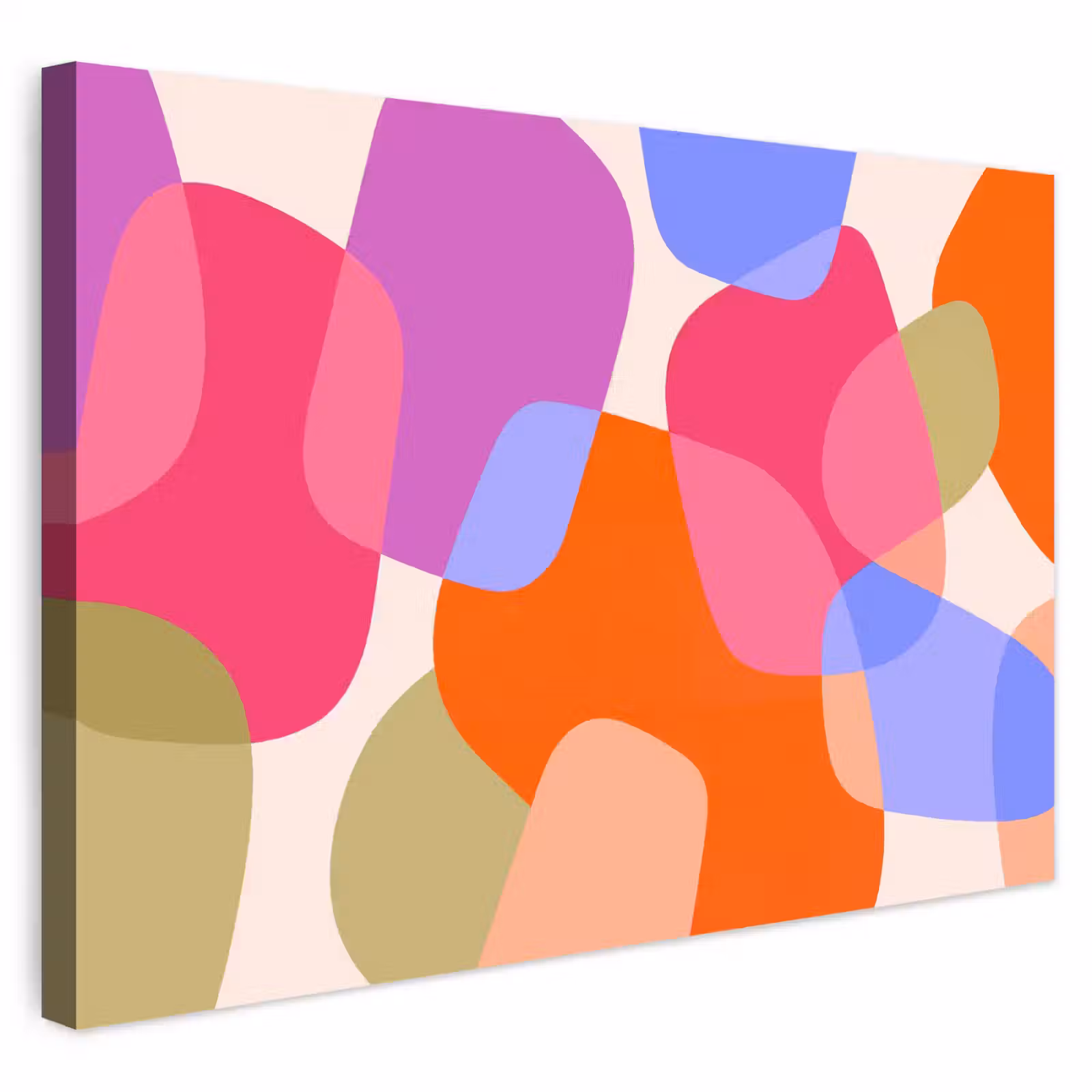 Buiten canvas - Abstract - Vormen - Modern - Kleurrijk — 1