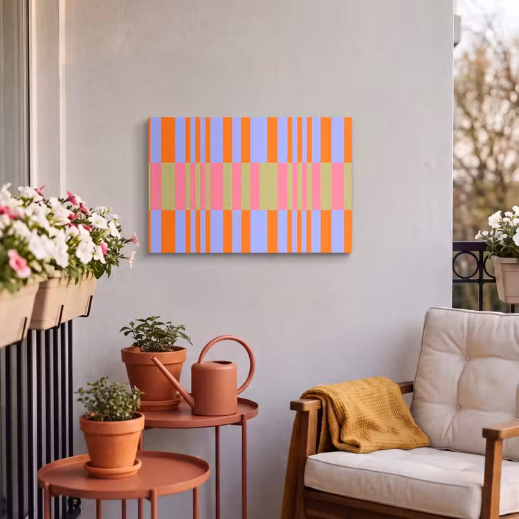 Buiten canvas - Abstract - Patroon - Geometrisch - Kleurrijk - Modern — 3