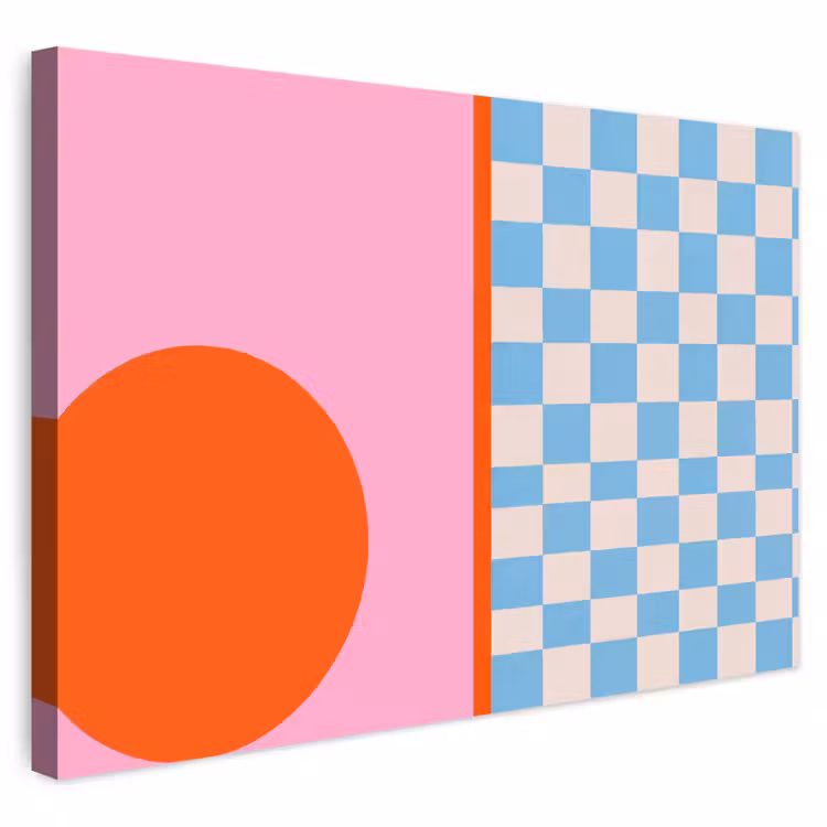 Buiten canvas - Abstract - Vormen - Geometrisch - Modern - Kleurrijk — 1
