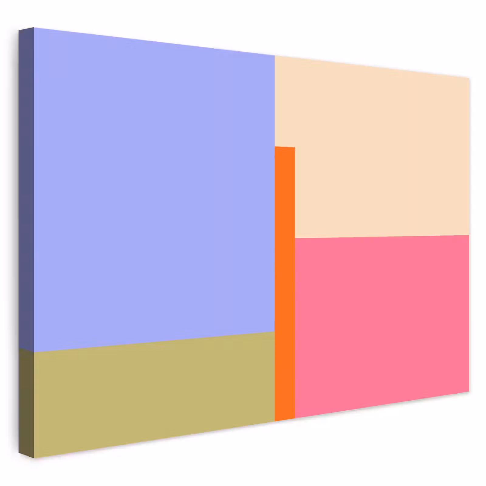 Buiten canvas - Abstract - Geometrie - Kunst - Modern - Kleurrijk — 1