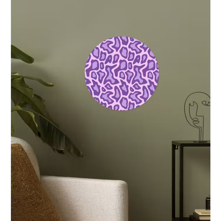 Behangcirkel - Paars - Abstract - Luipaard - Vlekken - Groovy - Patroon — 3