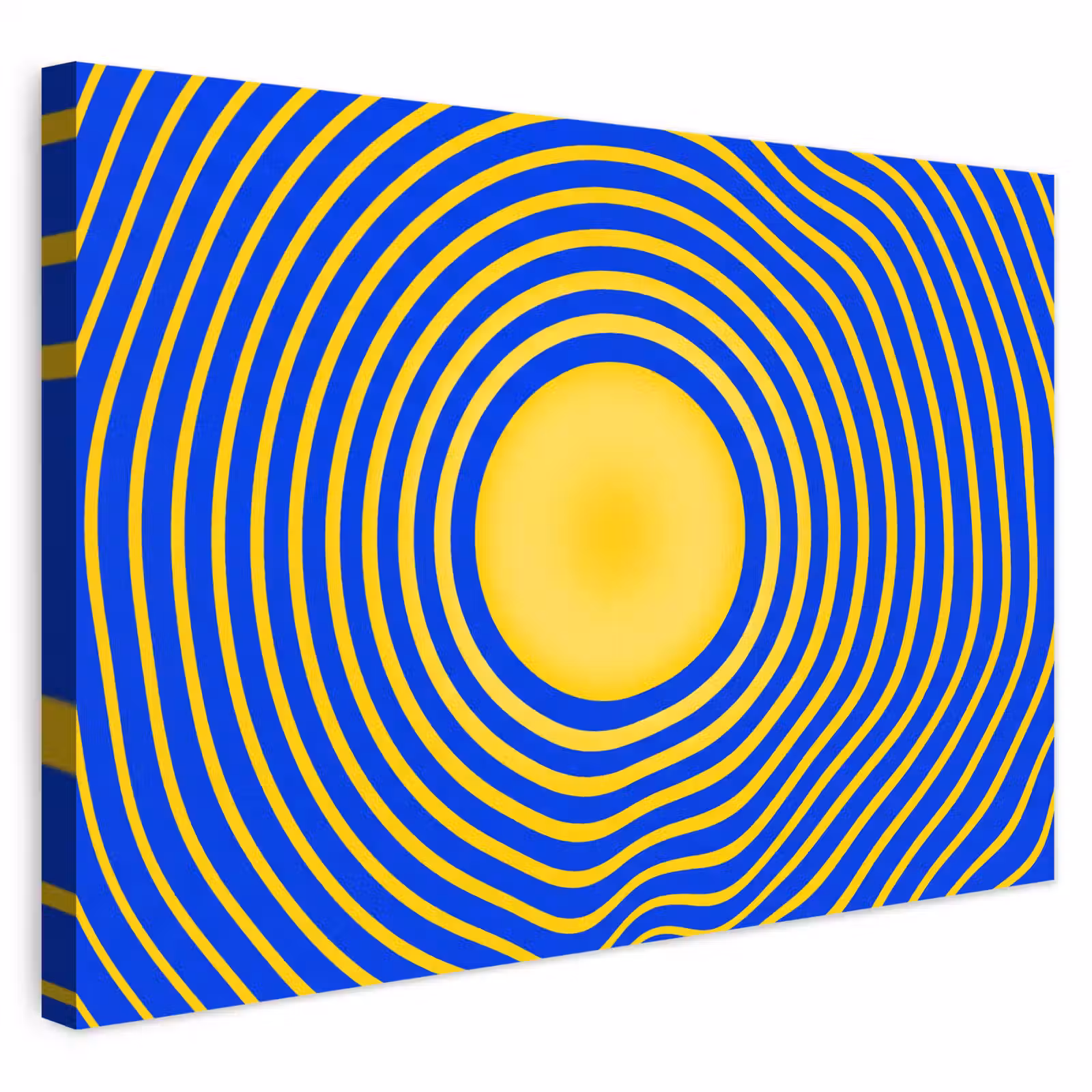 Buiten canvas - Abstract patroon - Blauw — 1