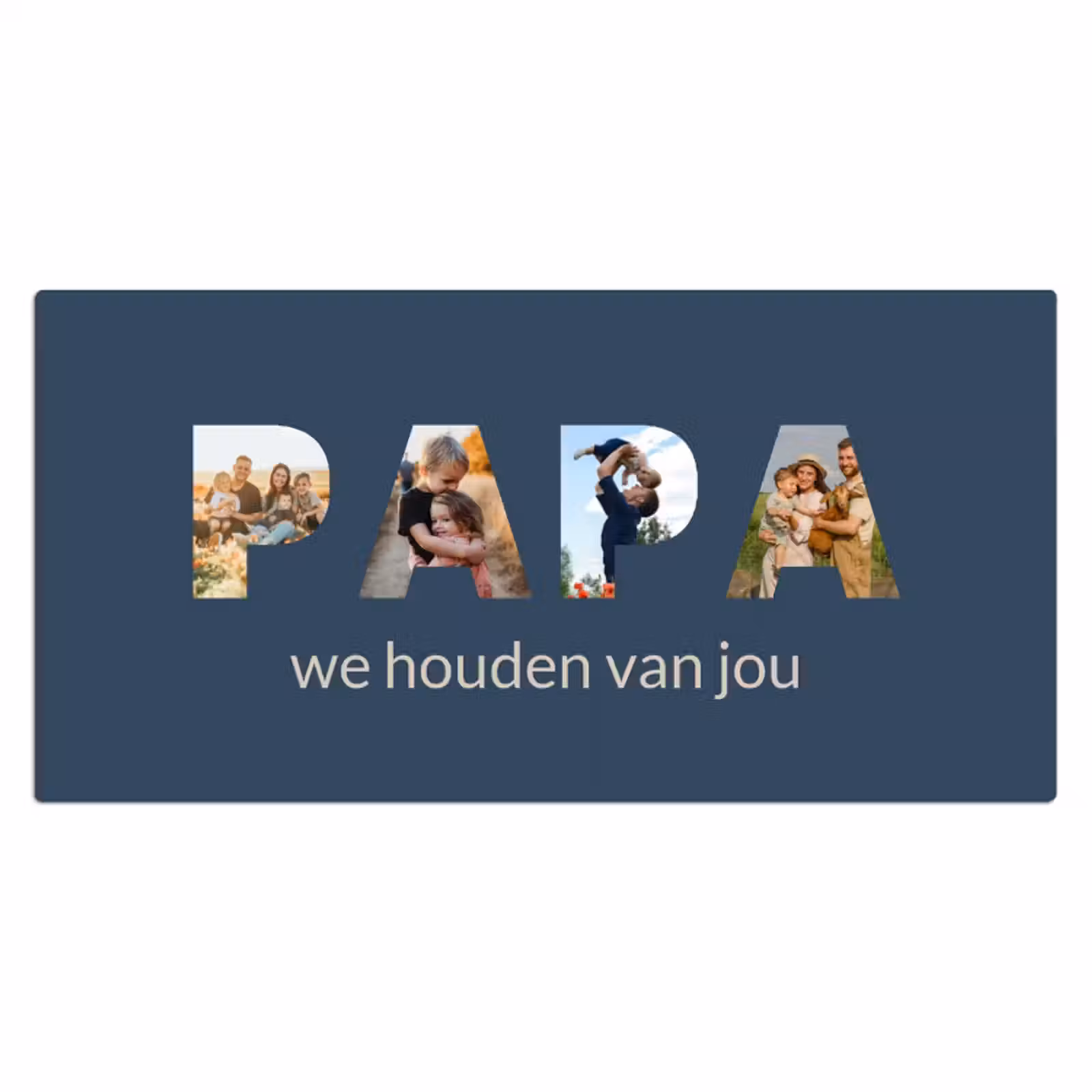 Bureau onderlegger - Papa Blauw — 1