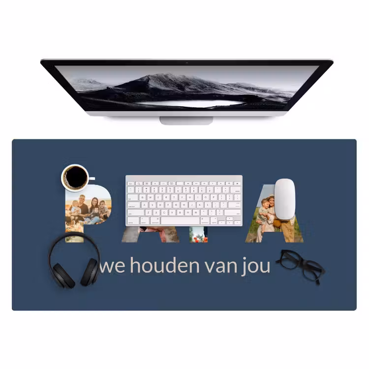 Bureau onderlegger - Papa Blauw — 2