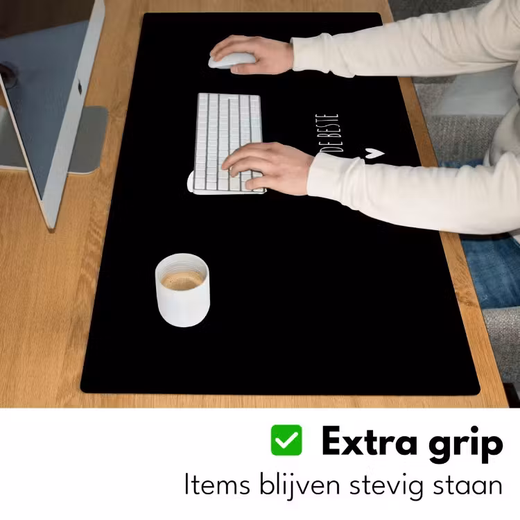 Bureau onderlegger - Papa tekst met zwarte achtergrond — 5