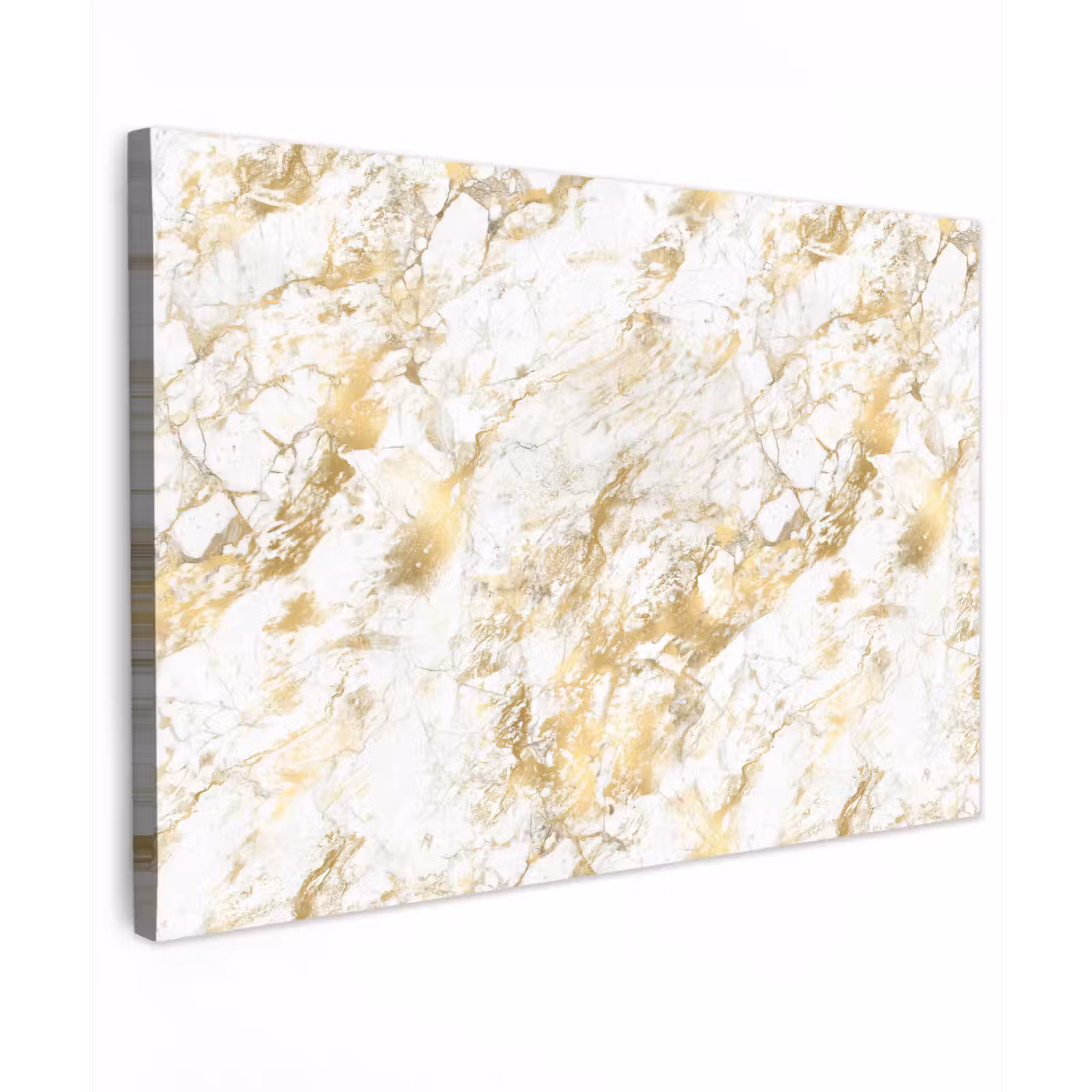 Buiten canvas - Marmer - Goud - Structuur — 1