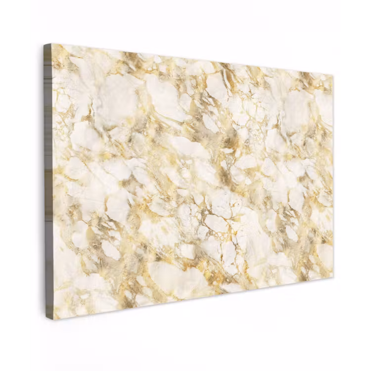 Buiten canvas - Warm - Gouden - Marmer - Patroon — 1