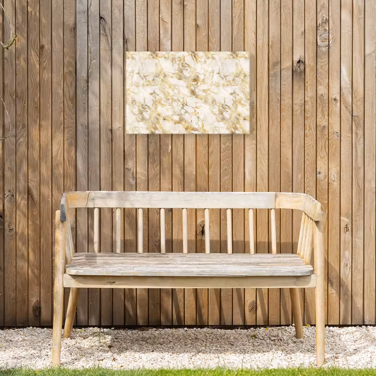 Buiten canvas - Warm - Gouden - Marmer - Patroon — 3