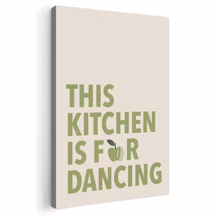 Buiten canvas - Quote - Appel - Illustratie — 1