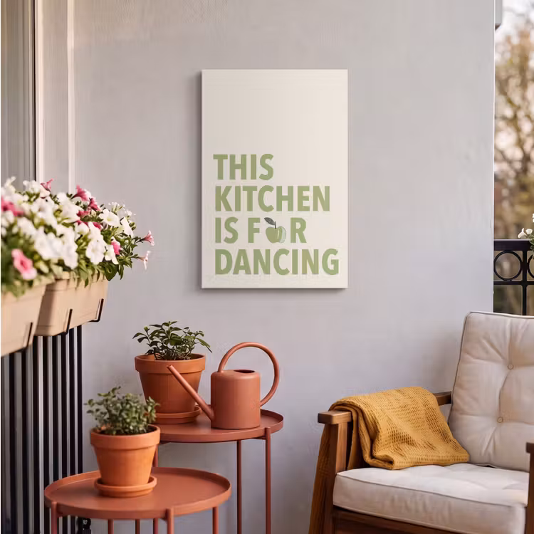 Buiten canvas - Quote - Appel - Illustratie — 4