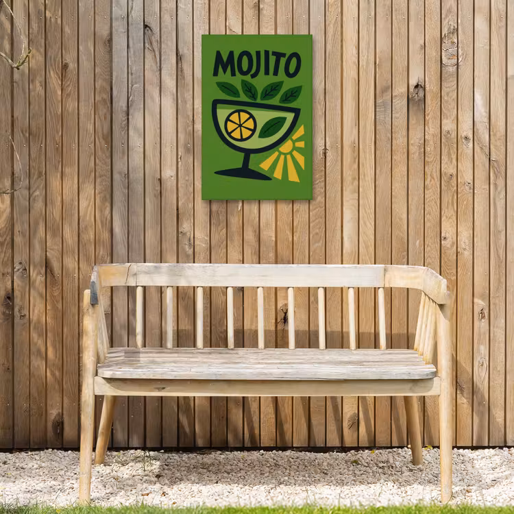 Buiten canvas - Mojito - Cocktail - Citroen - Groen — 3