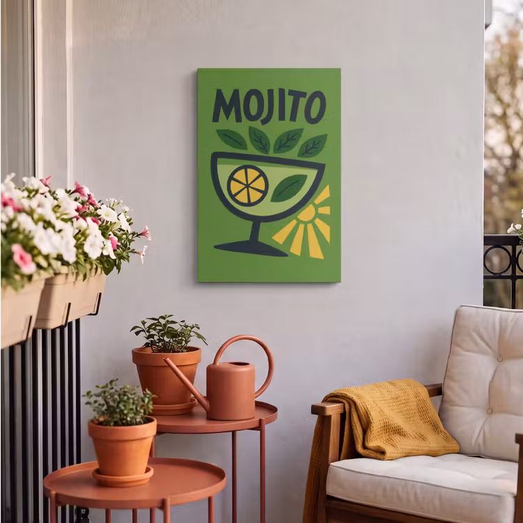 Buiten canvas - Mojito - Cocktail - Citroen - Groen — 4