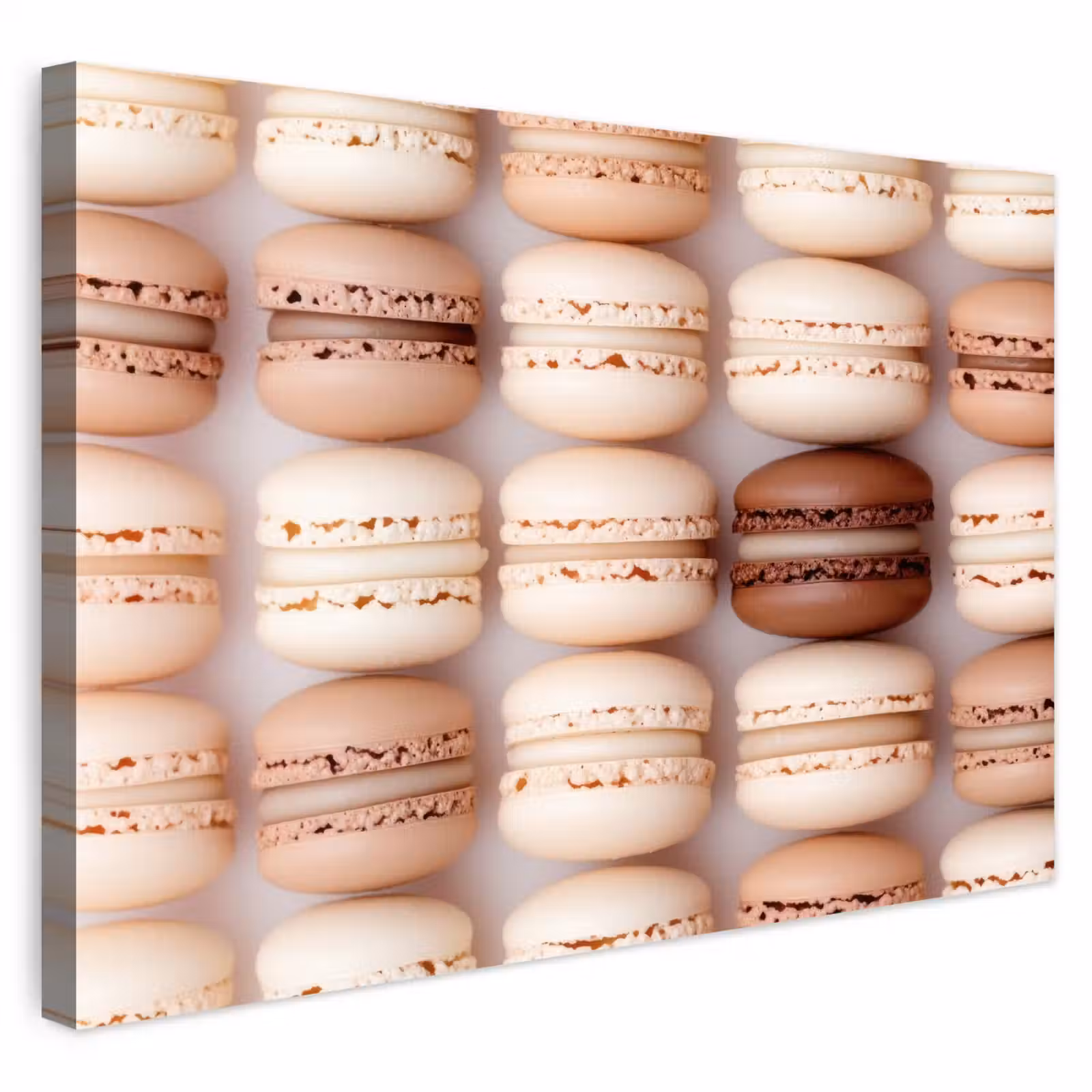 Buiten canvas - Macarons - Beige - Bruin — 1