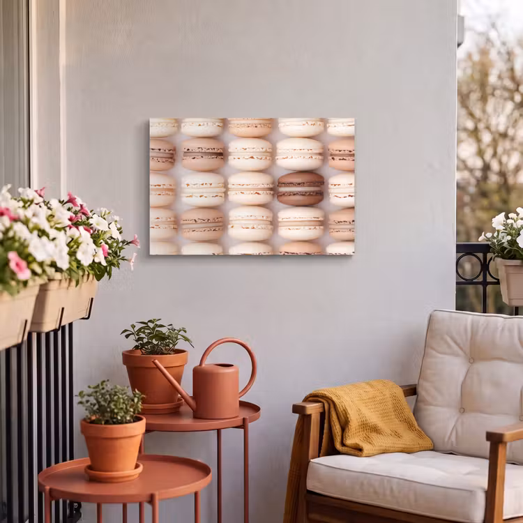 Buiten canvas - Macarons - Beige - Bruin — 4