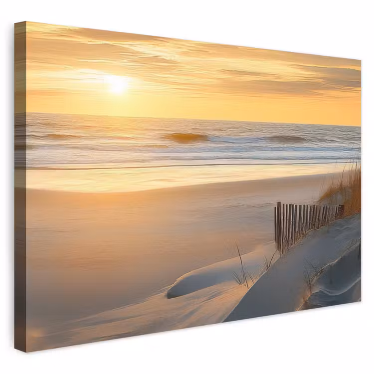 Buiten canvas - Strand - Duinen - Zonsondergang — 1