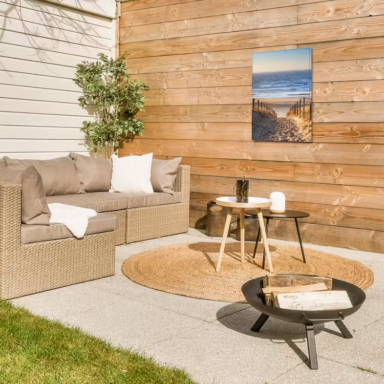 Buiten canvas - Strandpad bij Zonsondergang — 5