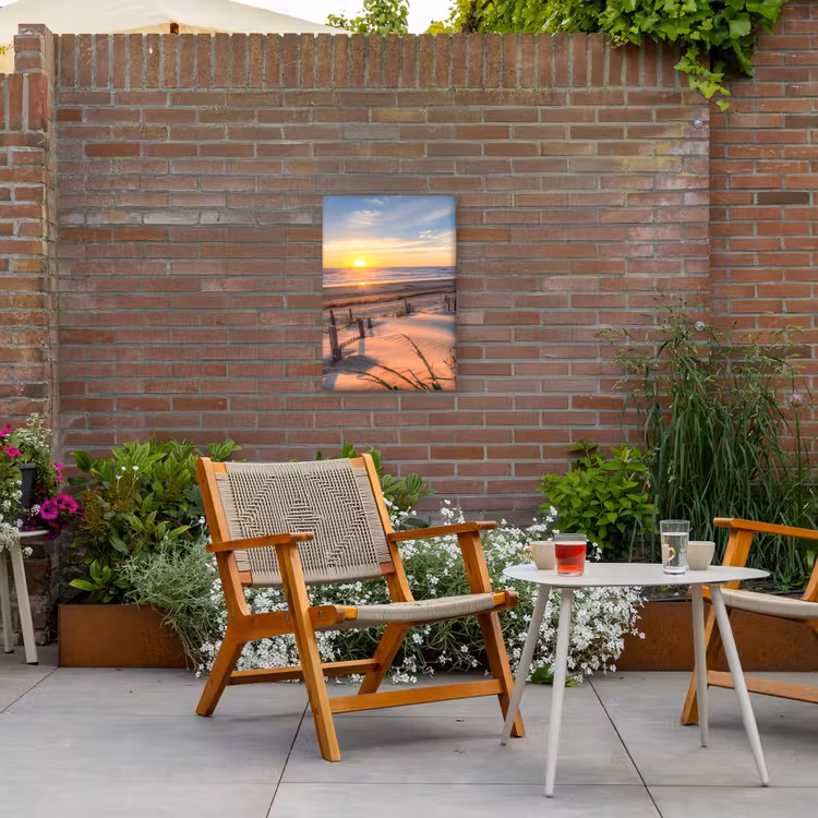 Buiten canvas - Zandpad bij Zonsondergang — 2