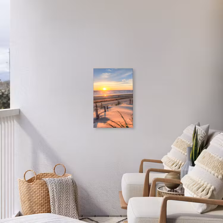 Buiten canvas - Zandpad bij Zonsondergang — 4