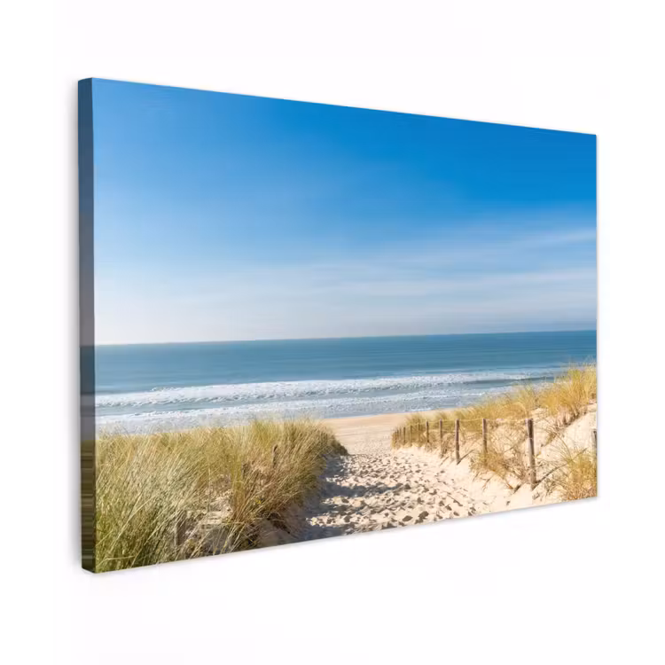 Buiten canvas - Zomerse Stranddag — 1