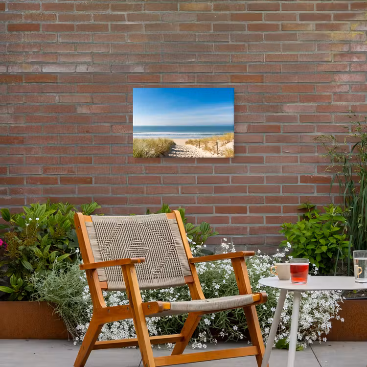 Buiten canvas - Zomerse Stranddag — 2