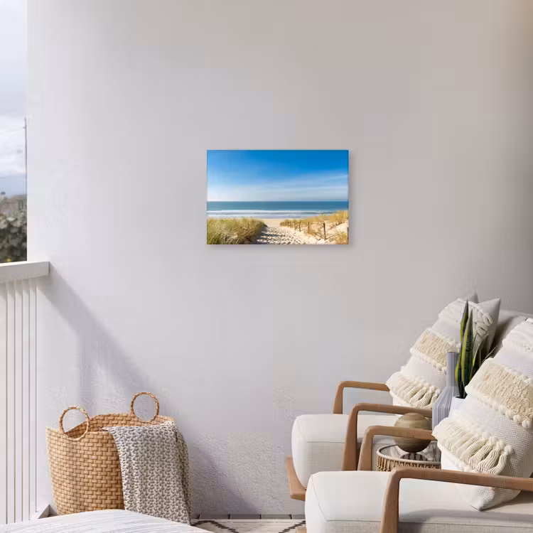 Buiten canvas - Zomerse Stranddag — 4