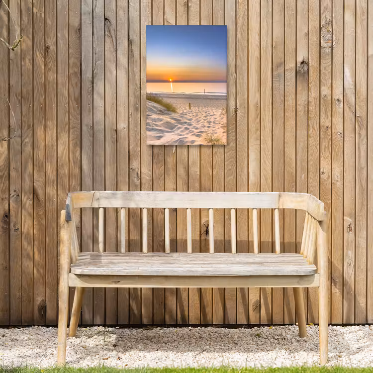 Buiten canvas - Zonsondergang aan Zee — 3