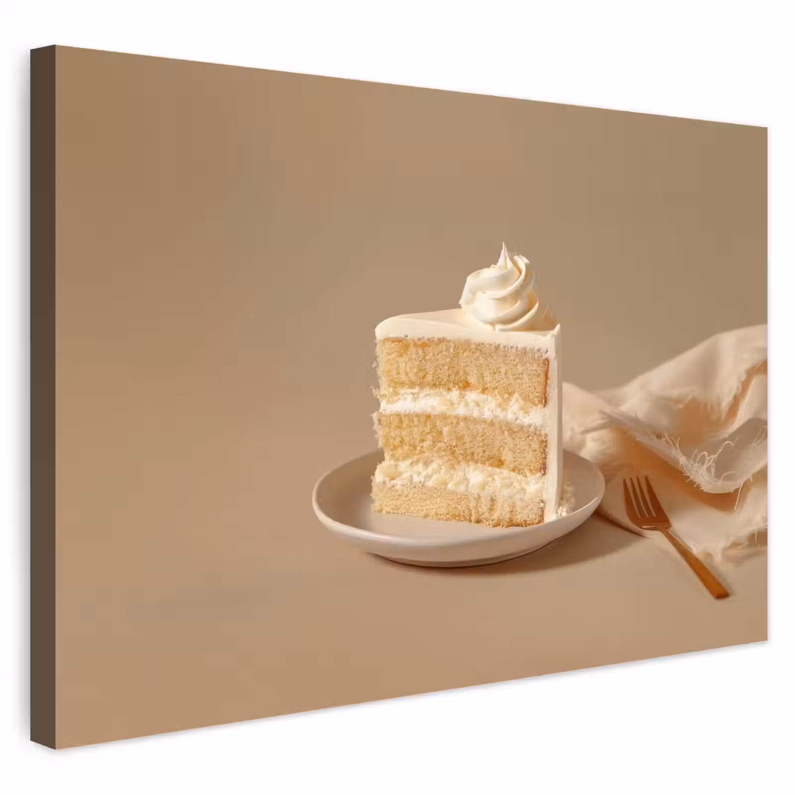 Buiten canvas - Vanilletaart - Cake - Romig — 1