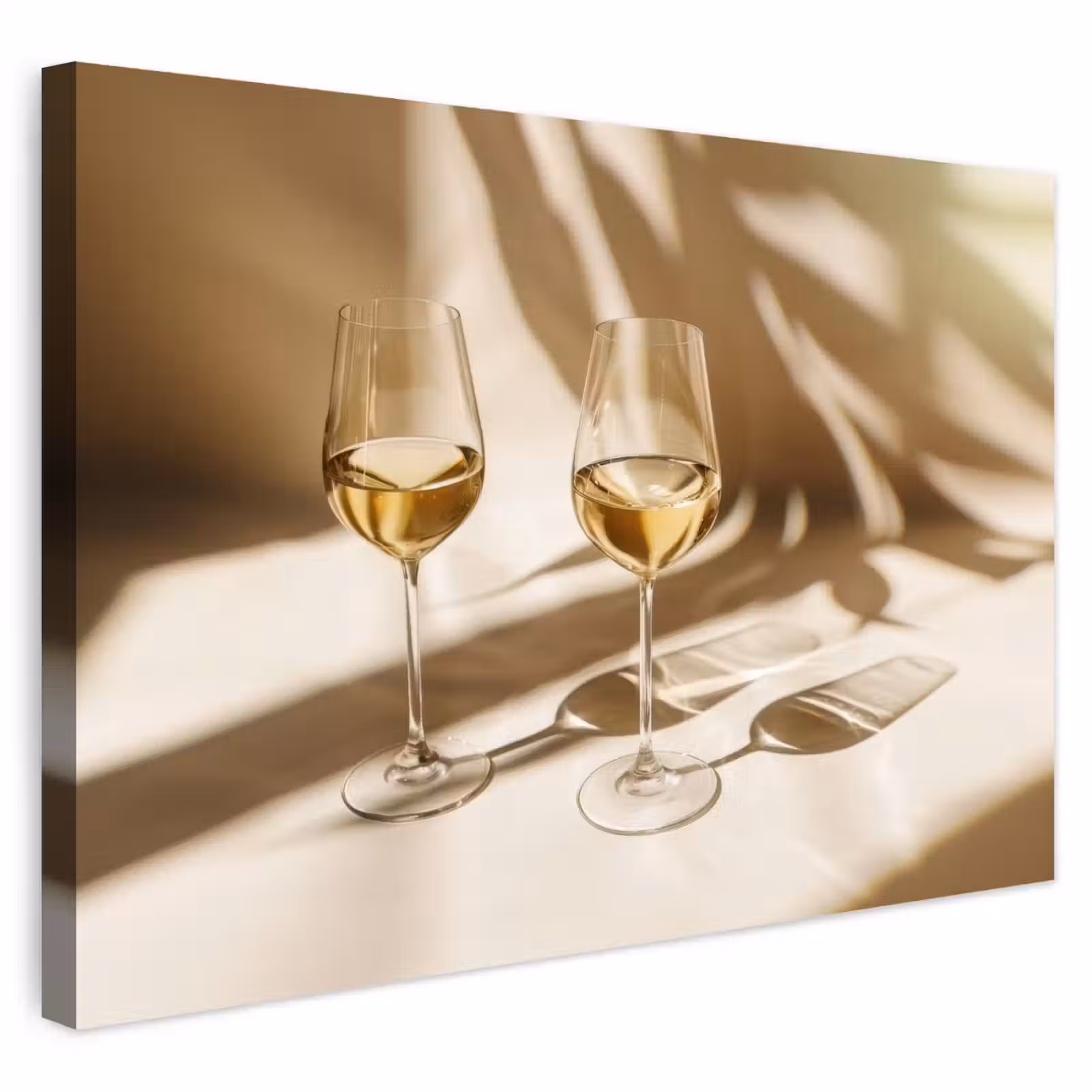 Buiten canvas - Wijn - Wijnglazen - Wit — 1