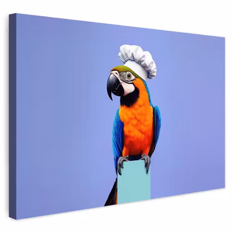 Buiten canvas - Papegaai - Koksmuts - Vogel - Leuk — 1