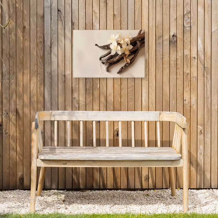 Buiten canvas - Vanille - Bloemen - Beige — 3