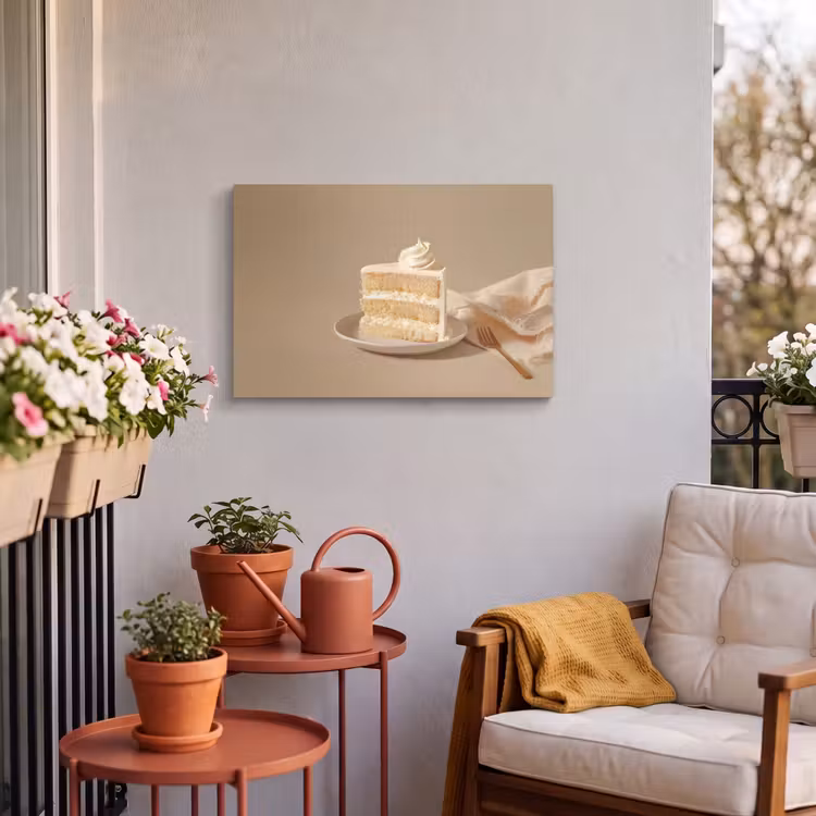 Buiten canvas - Vanilletaart - Cake - Romig — 4