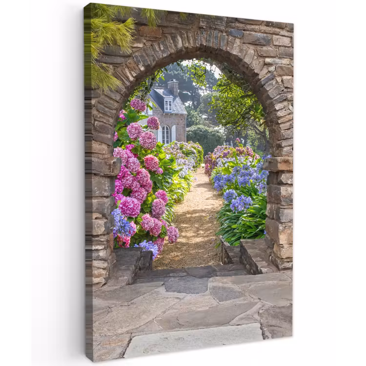 Buiten canvas - Verstopte tuin — 1