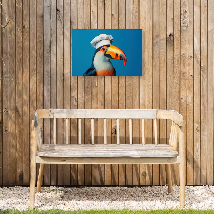 Buiten canvas - Toekan - Papegaai - Vogel - Koksmuts — 3