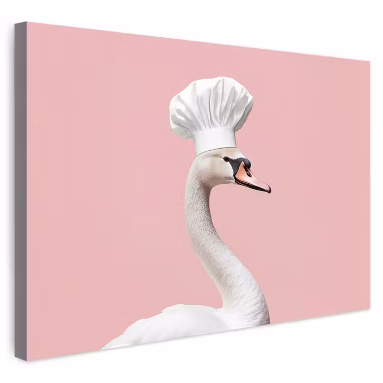 Buiten canvas - Zwaan - Koksmuts - Mooi - Klassiek — 1