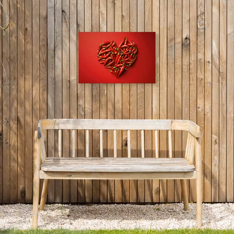 Buiten canvas - Pepers - Rood - Hart — 3