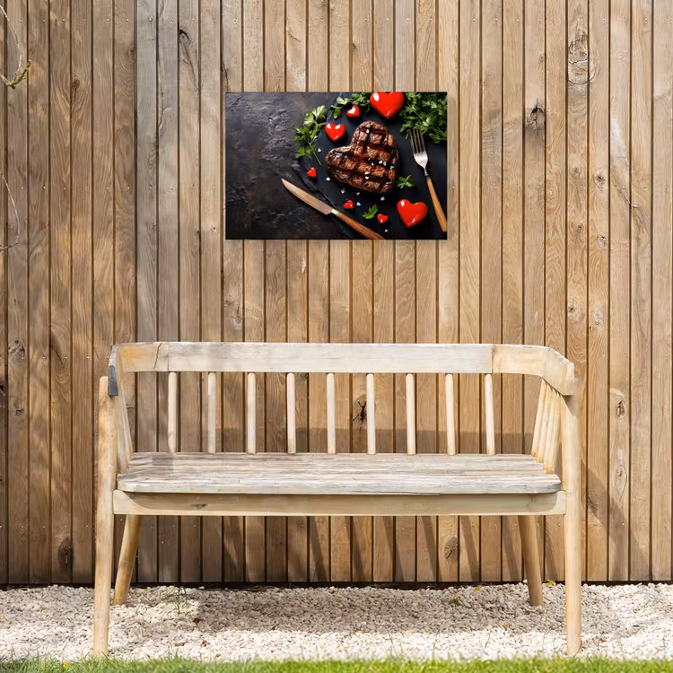 Buiten canvas - Steak - Hart - Bestek — 3