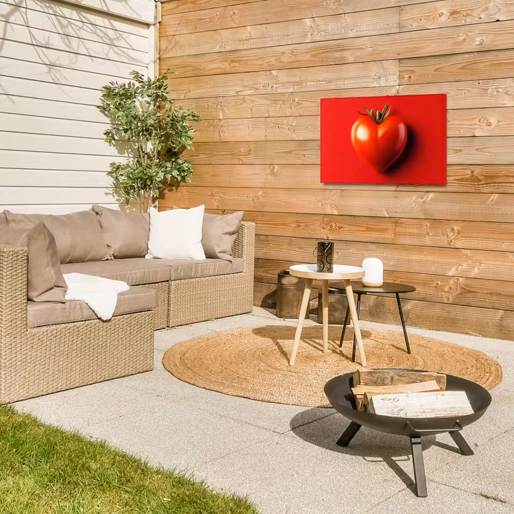 Buiten canvas - Tomaat - Rood - Hart — 5