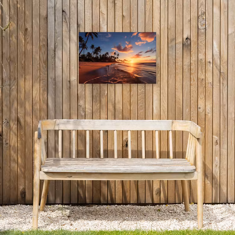 Buiten canvas - Palmbomen bij Zonsondergang — 3